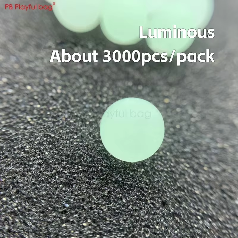 Playful bag CS Sport Toy Milky White Gel Ball Adding Hard Luminous Gel Ball 7-8MM For Gel Ball Gun QD9