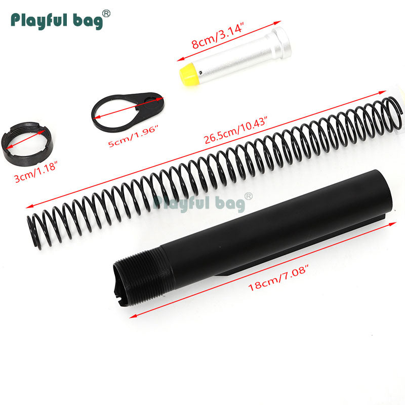 Playful bag CS game toy AR15 M4 M16 tube CS toys accessory Toys gel ball blaster parts diy Spring APA02
