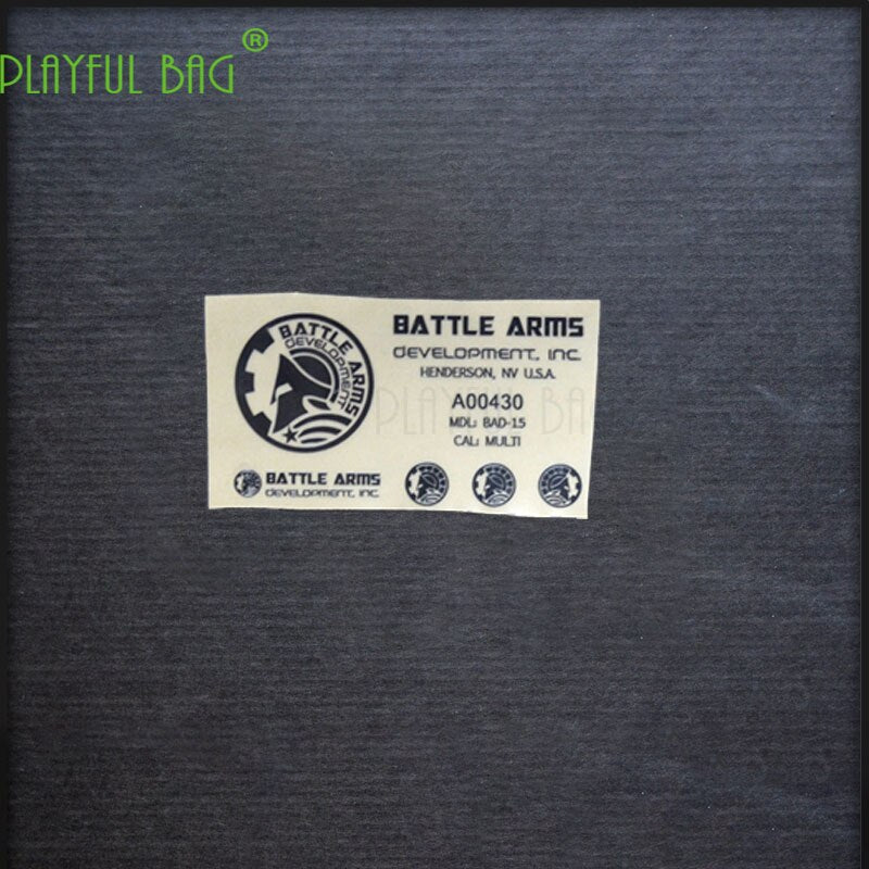 playful bagBD15 Water Bullet gun Metal waterproof DIY sticker BD556 Core Twisting HK416 Jinming 8 accessories SCAR New Will G36 L35