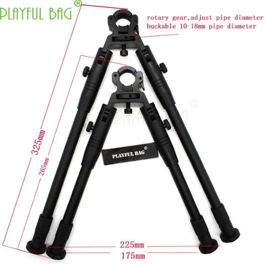 playful bag hunting 6 "/ 9"  Adjustable rotation Round headed bipod frame fixed to barrel Toy gun accessories Rifle / shotgun modification parts JD03