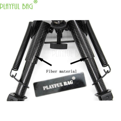 Playful Bag 6 INCH The Tripod of A Toy Rifle with Retractable and High Elasticity High Quality Material Bipod JD04