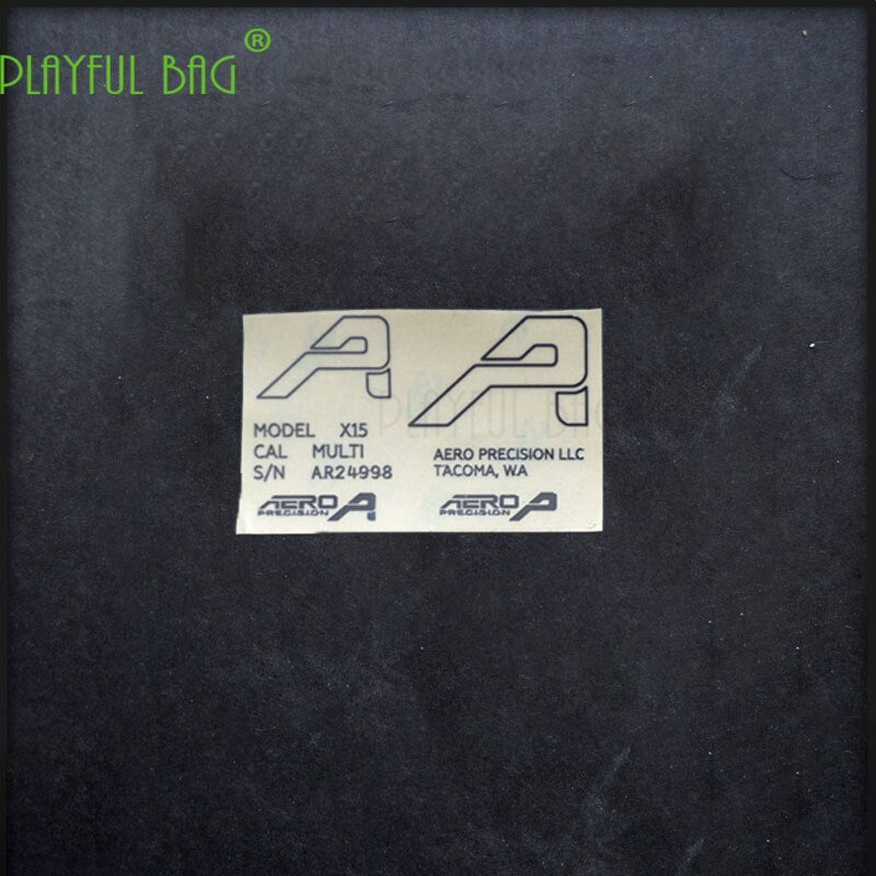 playful bagLight sticker aero for M4 water bomb metal sticker kam Ming 8 modified fitting scar Lu 416 new will g36 singularity L37