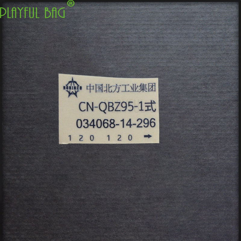 playful bagMetal waterproof DIY sticker 95 Lower supply M4 Water Elastic Jinming 8 Generation scar Lehui 416 2 New will G36 ak L56