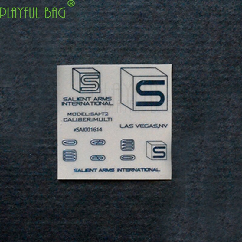 Metal waterproof DIY sticker Jinming 8 generation for M4 water bomb SCAR Le Hui 416 2nd generation new Will g36 AK74 L13