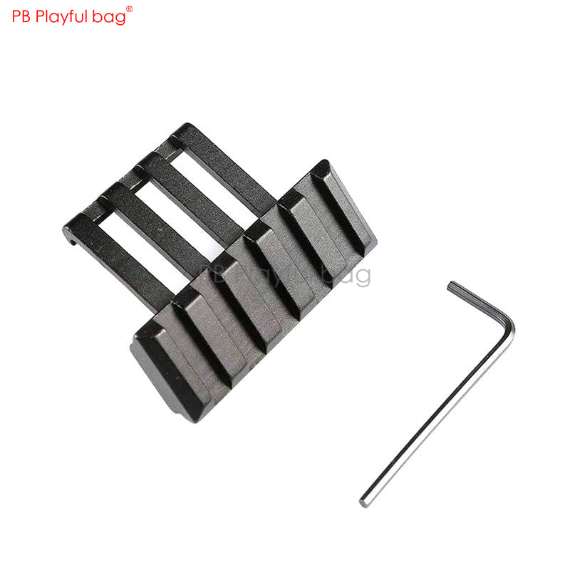 Outdoor 45 degree single side ar tactical guide rail Jinming M4 water bullet side inclined rail flashlight laser tube clamp QE65