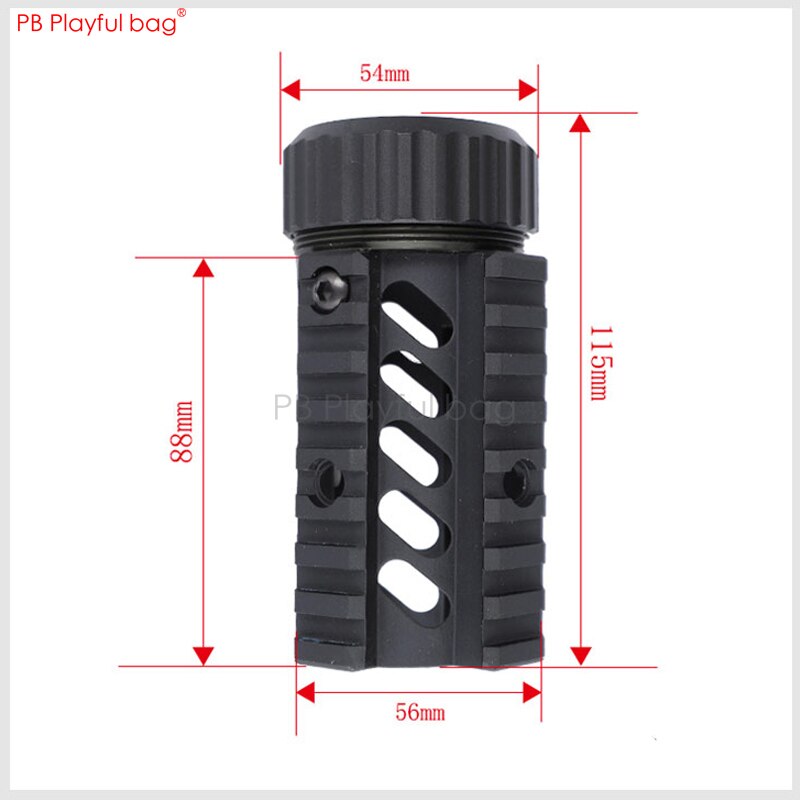 Outdoor CS FFRAS Competitive 3.5-inch Upgrade Material handguard short protrusion 4-inch water bullet gun J9 toy accessory OB51