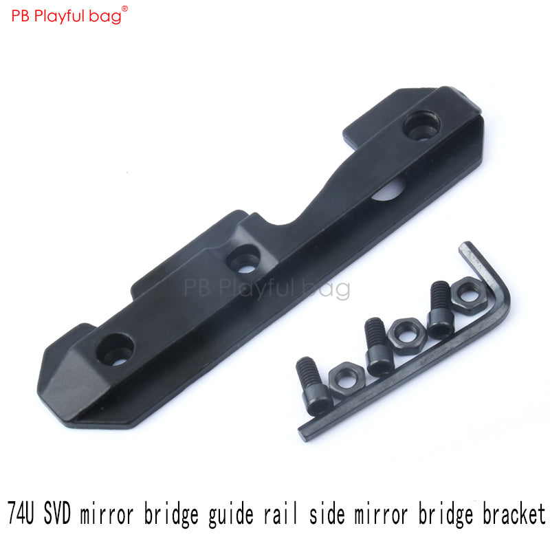 Outdoor CS MST AK74U mirror bridge water bullet gun accessories special handguard guide rail AK side mirror bridge Jinming QE59