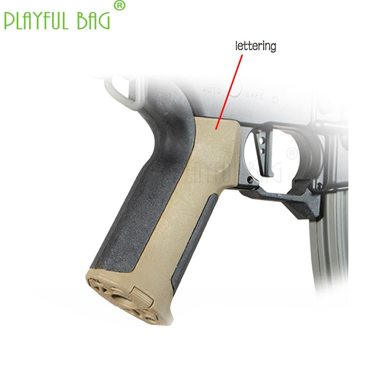 Outdoor CS Toys gun parts HG5 Black Soft Rubber Black Sand Colour Impact Motor Grip Jinming 480 M4 556 FTM TTM Jinming480 LD65