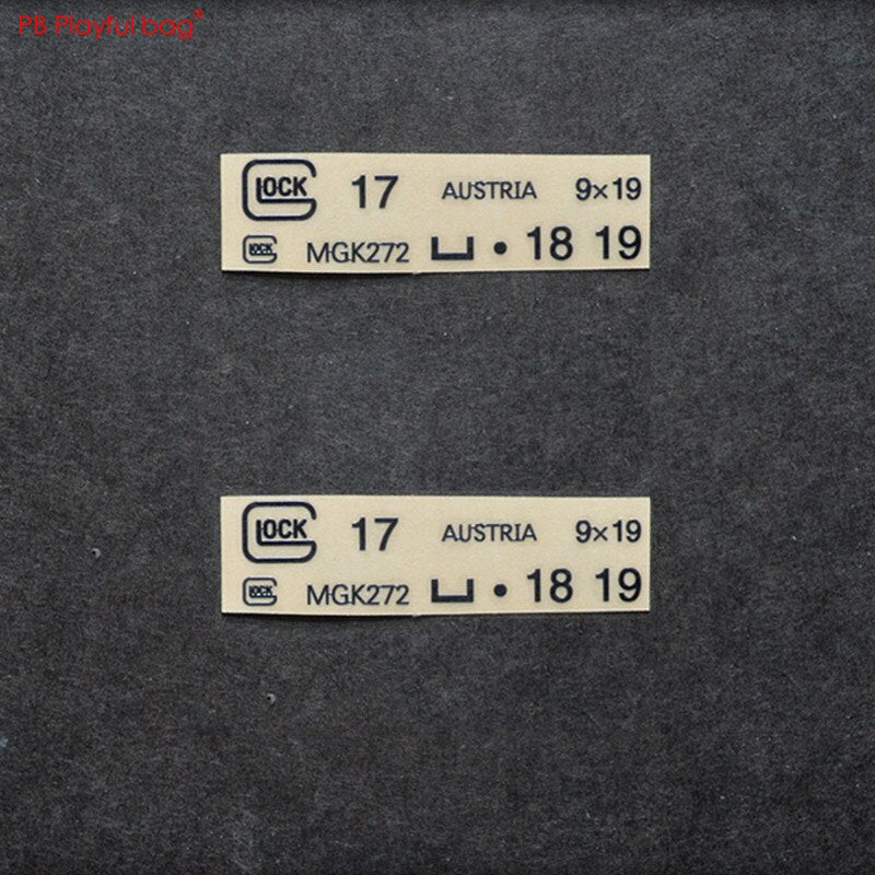 playful bagOutdoor CS sports DIY accessories Water Bullet gun Metal Sticker Jinming 10 Water Bomb M4 Lehui Dagger scar 416 P1 L67