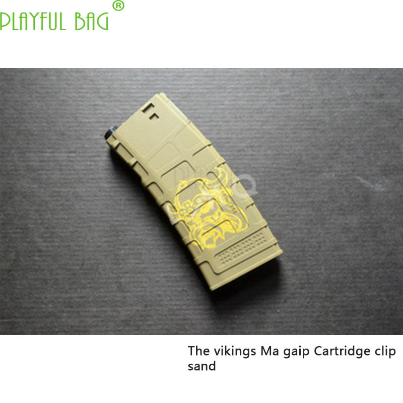 playful bagOutdoor CS sticker laser engraving BD 556 water bullet magazine XM316 BA 556 core Jinming 8 generation M4 Glockis SCAR L59