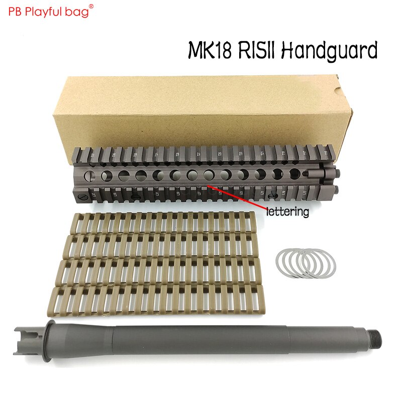 Playful bag 2019 Jinming9 FTM TTM general High Quality mk18 9-inches Wolf Brown Handguard Upgrade Material handguard CS-Toy OB33