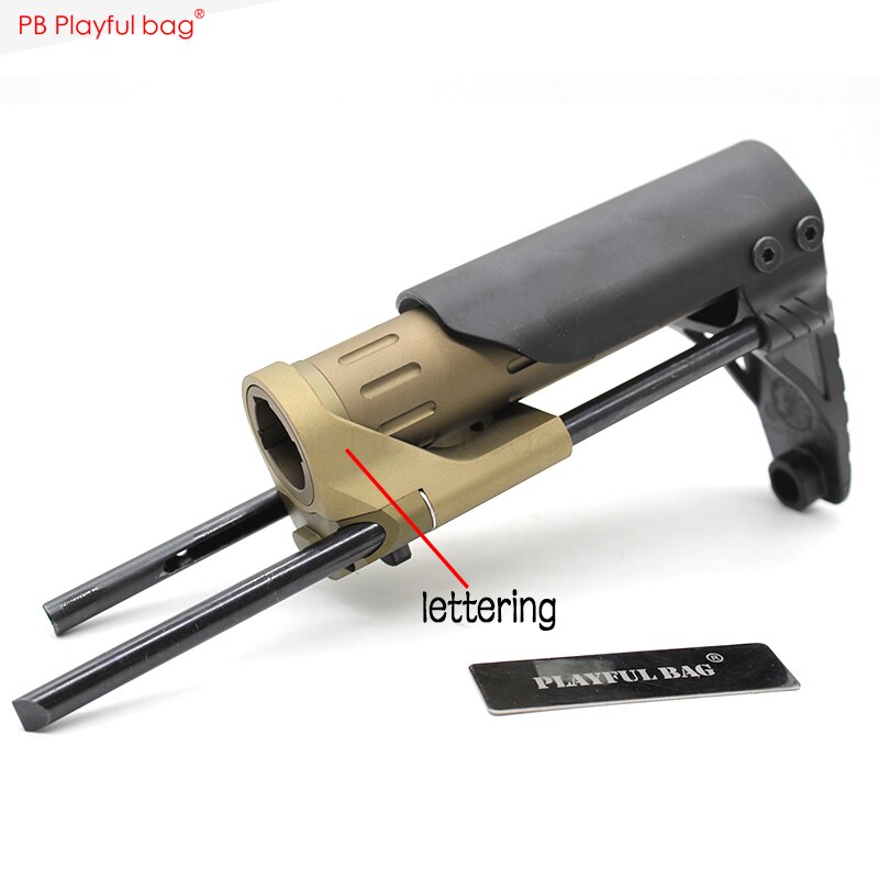 Playful bag CS Toys water bullet toy gun upgrade material PDW M4A1 expansion rear support 2 wave box AEG nylon rear support KD62