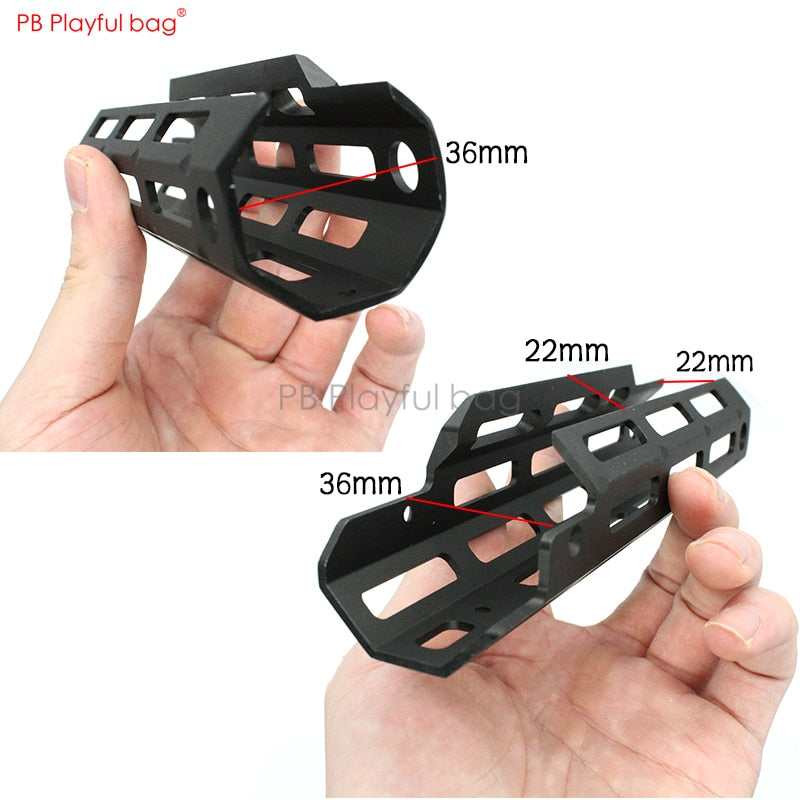 Playful bag Jiqu MP5 MI upgrade material CNC MLOK handguard water bullet modification accessories Outdoor CS toy accessory OB57