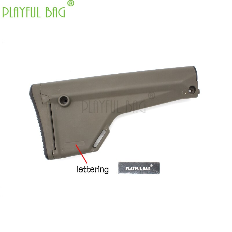 Playful bag Outdoor CS Jinming 9 MKM2 short sword water bullet toy gun fixed large butt MOE style Nylon toy gun butt KD38