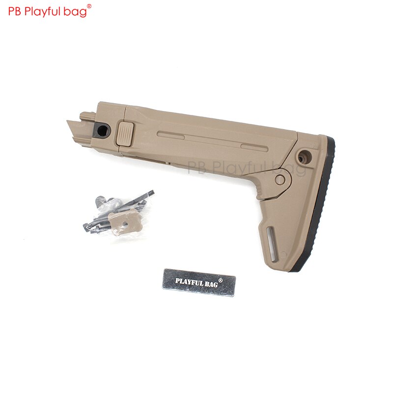 Playful bag Tactical High quality Nylon AKM AKA Folding retractable brace Water bullet toy gun buttstock Outdoor equipment KD68
