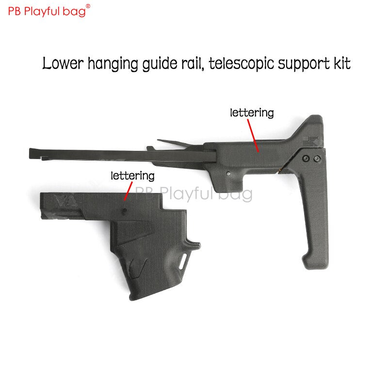 Water bullet refitted P1 upgrade material slide sleeve nylon sintered rear-support/grip Water bullet toy gun accessories KD66.1