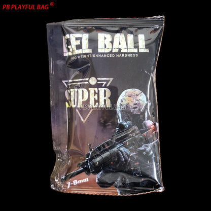 7-8mm Ultra White Gel Balls - Reinforced Toy Ammo for Gel Blaster - Milky White Harden Upgrade - Durable Water Beads QJ159