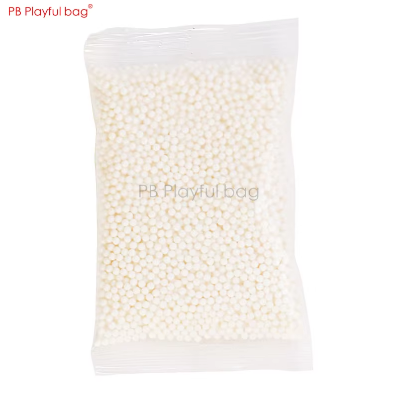 Playful bag Outdoor CS Sport Frosted Transparent Gel Ball Hardened Creamy White Crystal Gel Ball Toy special 7-8mm QE74