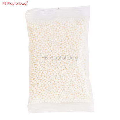 Playful bag Outdoor CS Sport Frosted Transparent Gel Ball Hardened Creamy White Crystal Gel Ball Toy special 7-8mm QE74