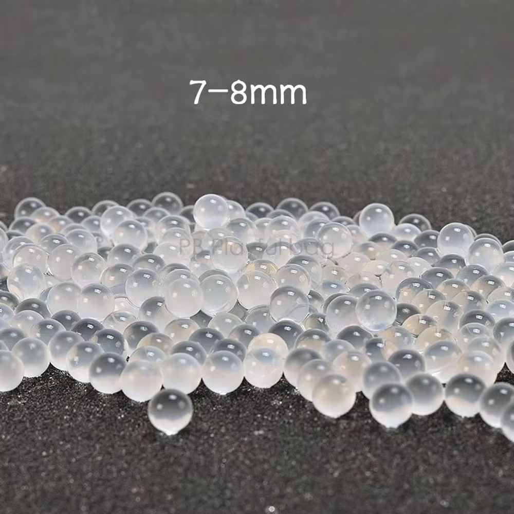 Playful bag Outdoor CS Sport Frosted Transparent Gel Ball Hardened Creamy White Crystal Gel Ball Toy special 7-8mm QE74