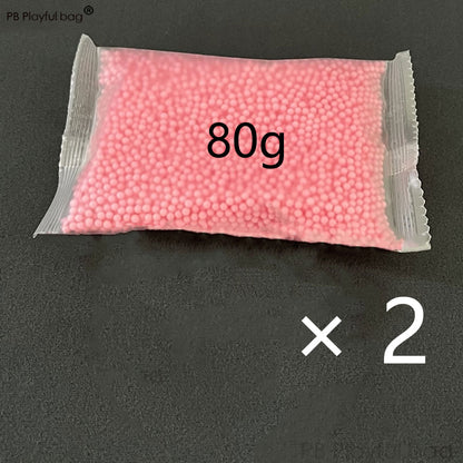 Outdoor Sport 7-8mm Pink Gel Ball Water Bullet Absorbing Ball Toy Accessories Frosted Hardening Crystal Beads Toy Gun Game QG501