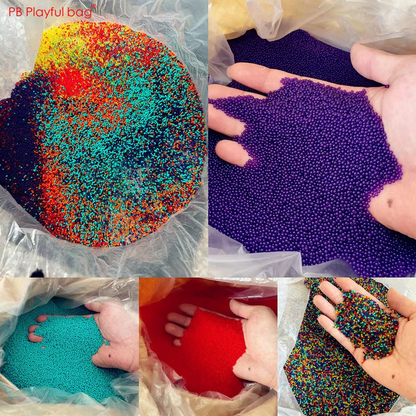 1kg 7-8MM Gel Ball Toy Bullet 8 Color Universal Crystal Bullet Water Absorbing Bead Toy Gun Accessory QJ81