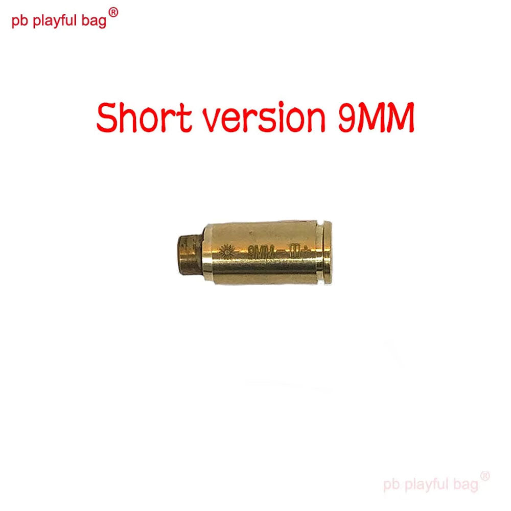 Cartridge Red Laser Bore Sight Short version 9MM Laser training bullets Shooting training toy gun bullets Suitable for toy rifles