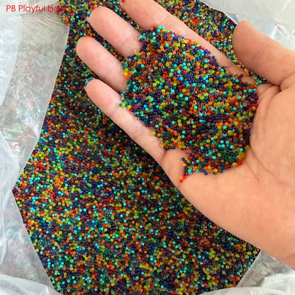 1kg 7-8MM Gel Ball Toy Bullet 8 Color Universal Crystal Bullet Water Absorbing Bead Toy Gun Accessory QJ81