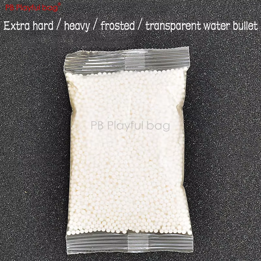 PB Playful bag Outdoor sport P1 special 7mm Frosted transparent gel ball Hardened/creamy white/heavier crystal gel ball toy