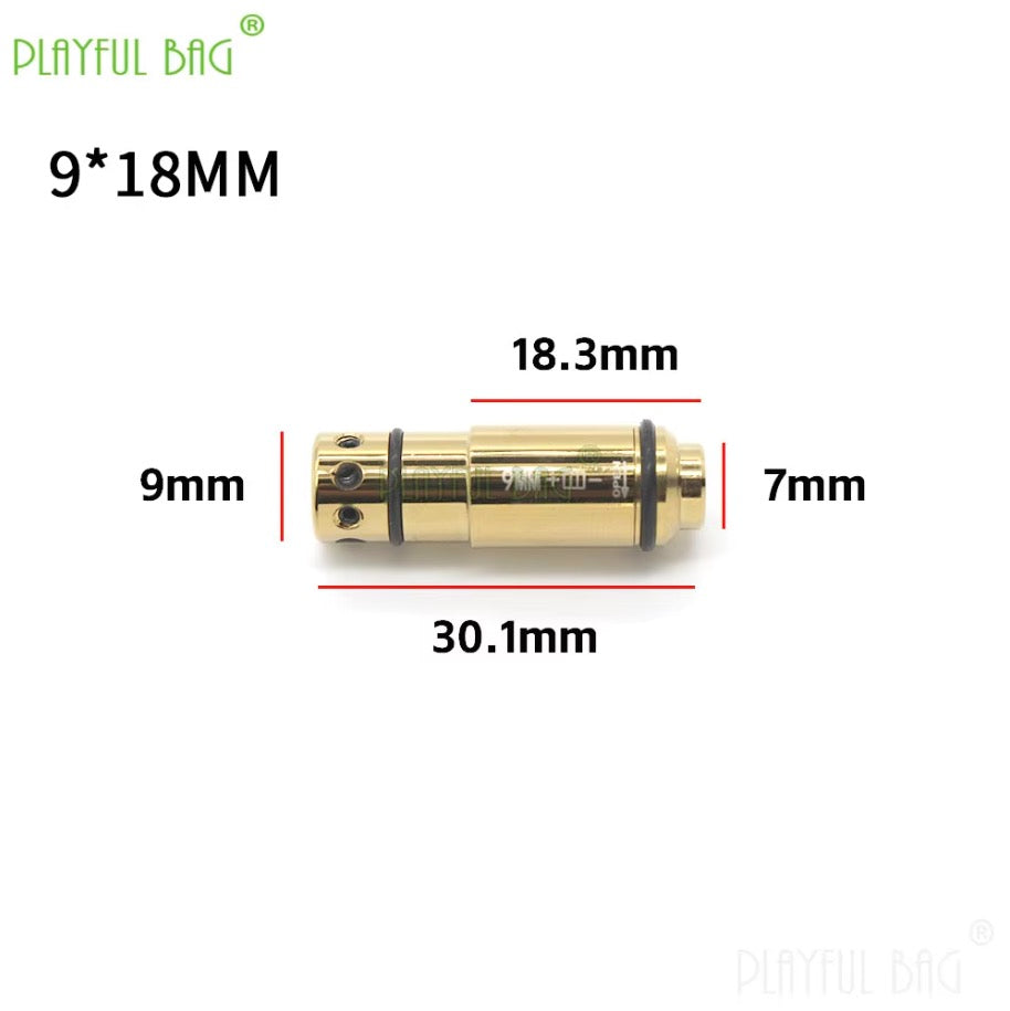 Laser Bore Sight 9mm 9*18mm bwinl Cal Red Dot Training 2MW Laser