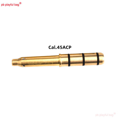 Outdoor Sports Toy Laser Bore Sight .cal 45 acp  38spl Cal Red Dot Training 2MW Laser Toy Accessories Game QG518