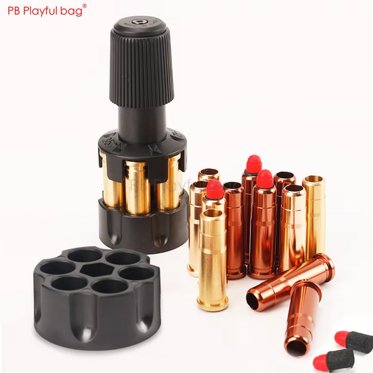 Little moon revolver ZP5 soft bullet shell CS Shell ejection blaster toy parts Foam bullet cs sport toys QI46 Playful bag