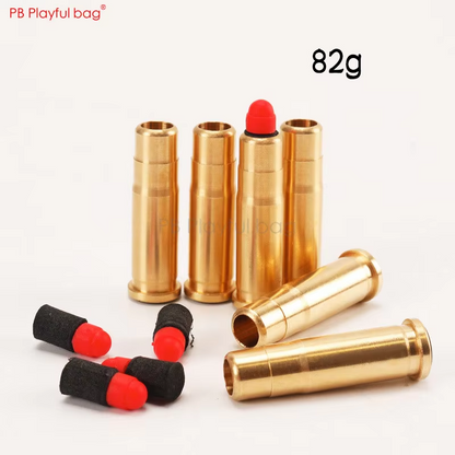 Little moon revolver ZP5 soft bullet shell CS Shell ejection blaster toy parts Foam bullet cs sport toys QI46 Playful bag