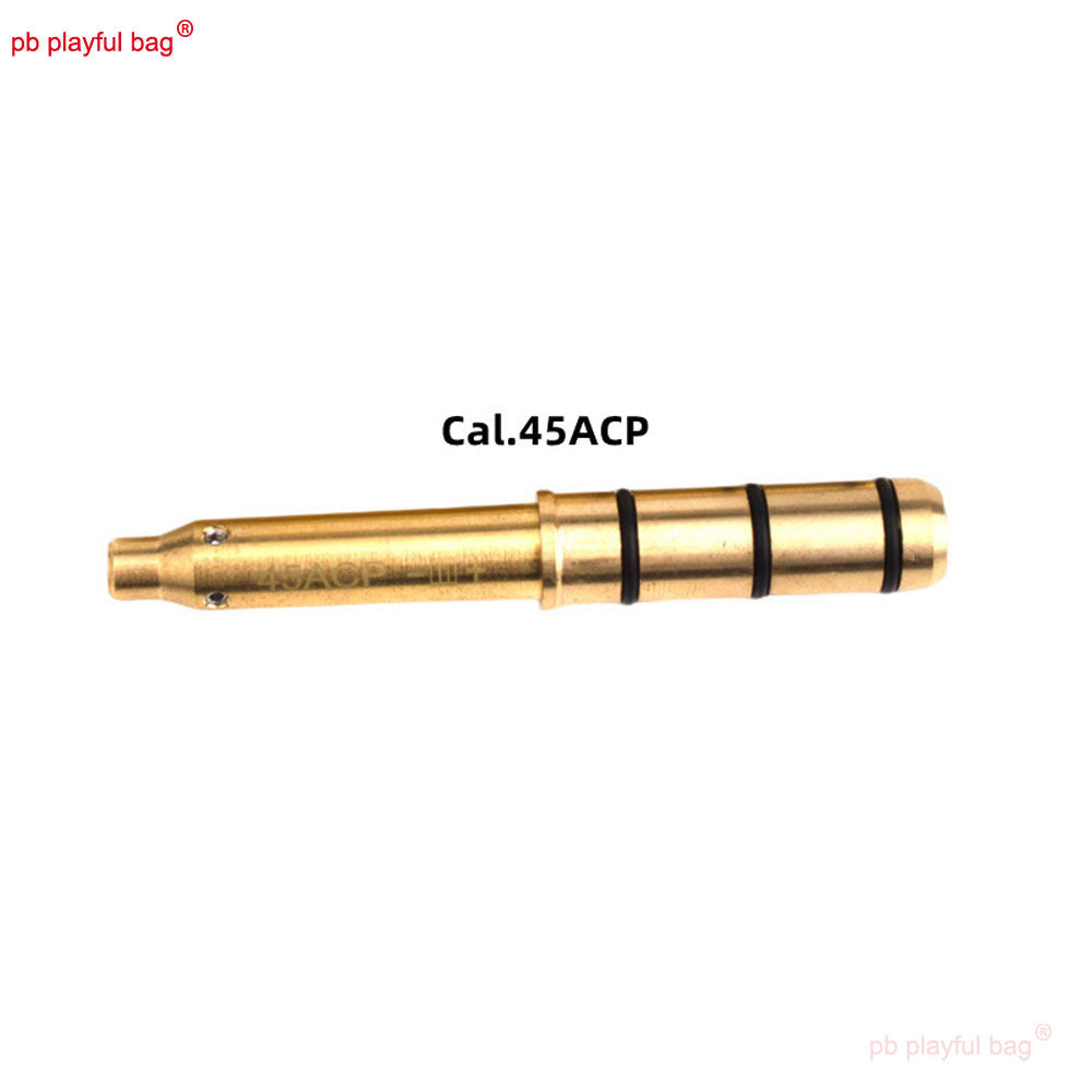 Outdoor Sports Toy Laser Bore Sight .cal 45 acp  38spl Cal Red Dot Training 2MW Laser Toy Accessories Game QG518