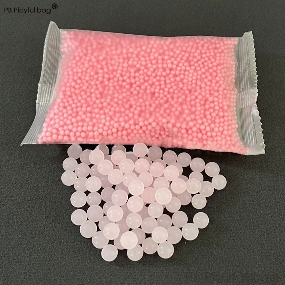 Outdoor Sport 7-8mm Pink Gel Ball Water Bullet Absorbing Ball Toy Accessories Frosted Hardening Crystal Beads Toy Gun Game QG501