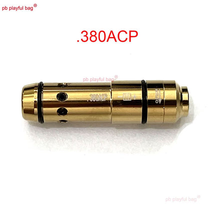Red Laser Cartridge Bore Sighter .223Rem 40S&W 45ACP 9mm Training 2MW Laser Bullet Toy Accessories QG542 380ACP 38SPL 9 18MM