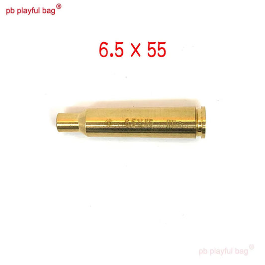 Cartridge Red Laser Bore Sight 6.5 X 55 Laser training bullets Shooting training toy gun bullets Suitable for toy rifles