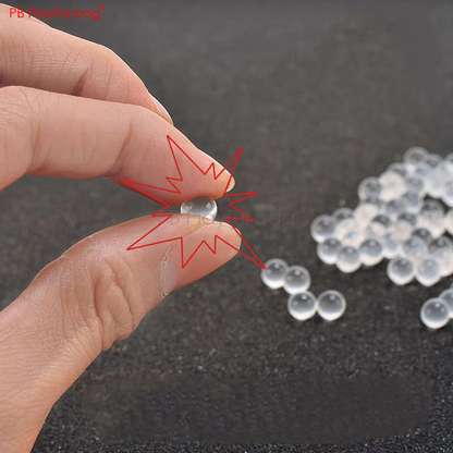 PB Playful bag Outdoor sport P1 special 7mm Frosted transparent gel ball Hardened/creamy white/heavier crystal gel ball toy