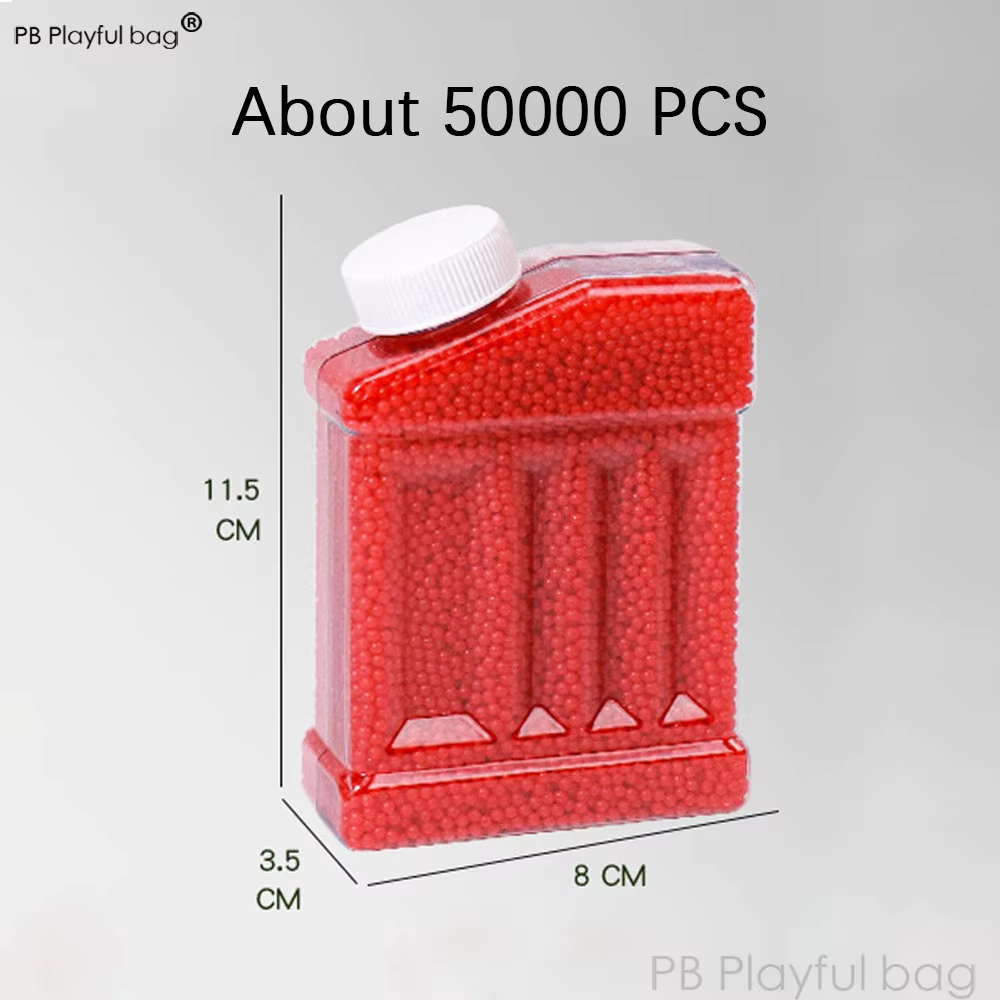 Outdoor Sports 7-8mm Gel Ball Crystal Soil Water Beads Water Bullets Leisure CS Games Toy Accessories Plant Decoration QG629