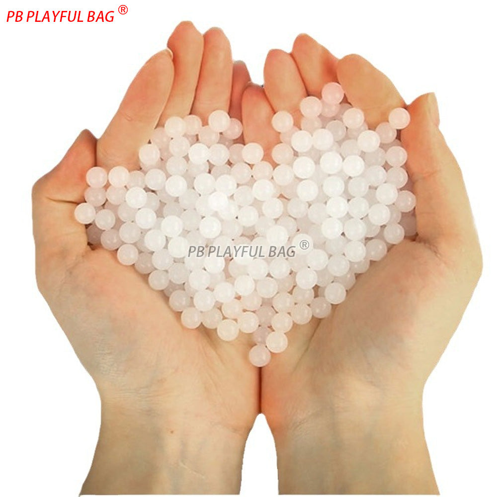 1kg 7-8MM Milky White Gel Ball Ammo for Gel Blasters Water Absorbing Beads Toy Gun Accessories Wholesale QJ147
