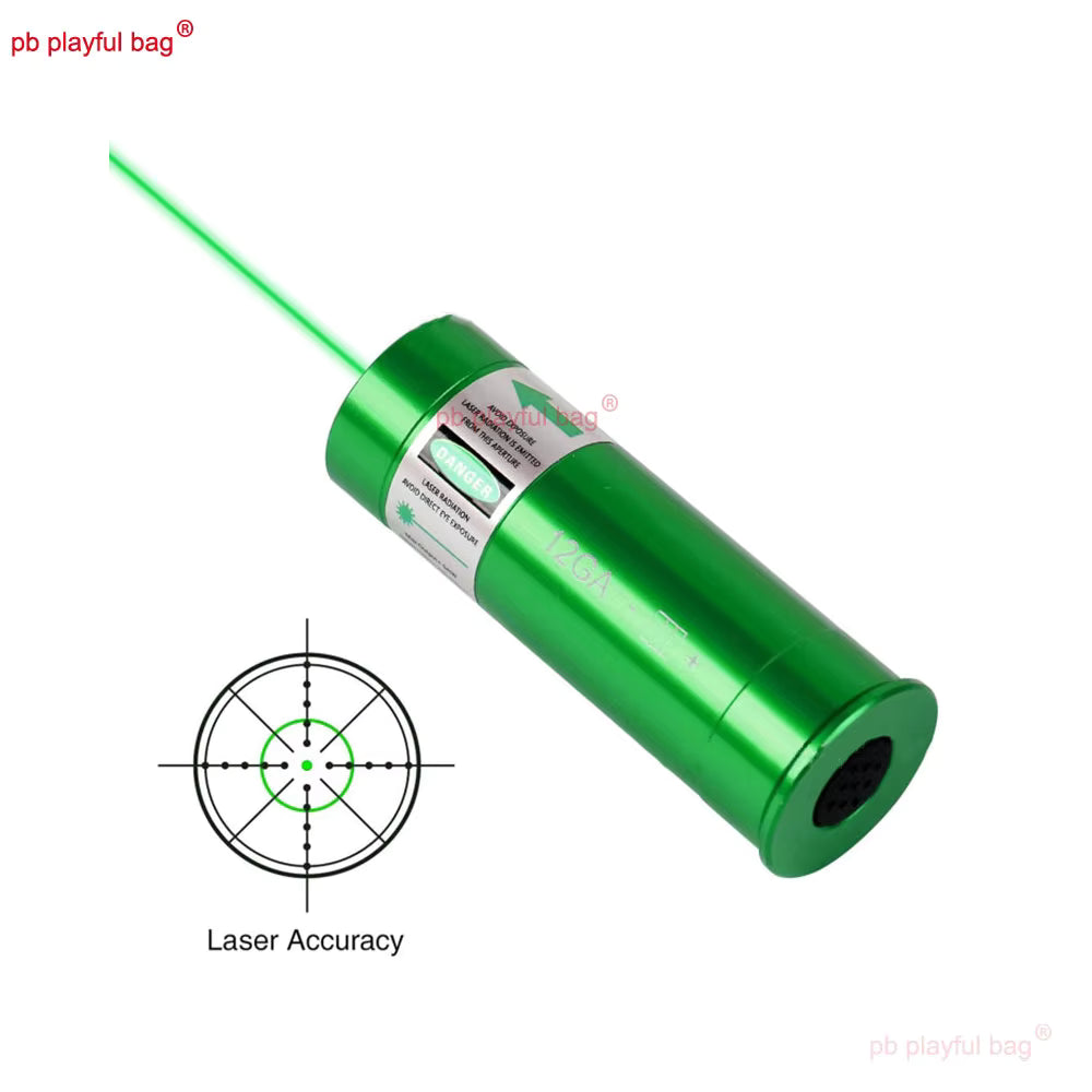Red Green Dot Sight Training 2MW Laser Bullet 12GA with ON OFF CS Game Toy Accessories QG519 Pb Playful Bag Outdoor Sport