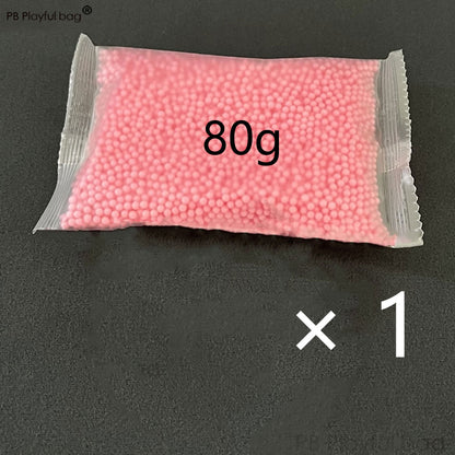 Outdoor Sport 7-8mm Pink Gel Ball Water Bullet Absorbing Ball Toy Accessories Frosted Hardening Crystal Beads Toy Gun Game QG501