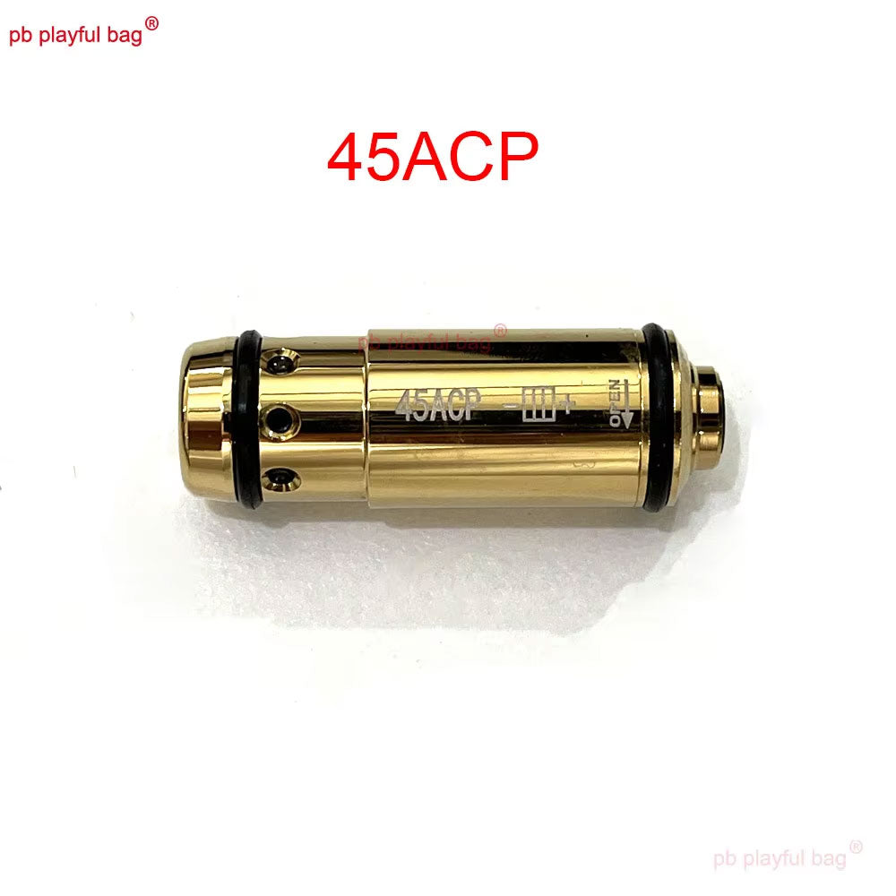 Red Laser Cartridge Bore Sighter .223Rem 40S&W 45ACP 9mm Training 2MW Laser Bullet Toy Accessories QG542 380ACP 38SPL 9 18MM