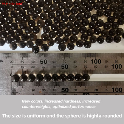 5 packs 7-8MM Frosted Gel Ball Tiffany Blue/Ghost Black Heavier Hardened Water Absorb Beads Toy Gun Bullet QJ93