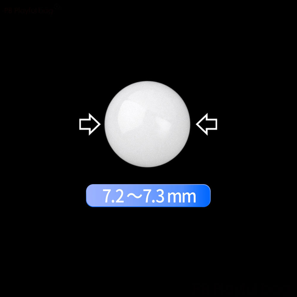 Outdoor Sports 7.2MM Milk Ball 2 Milky White Gel Ball Toy Accessories Water Bullet Adult Leisure CS Game QG736 Gel water bead gun