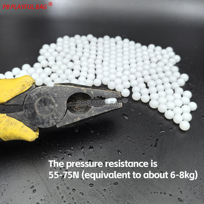 7-8mm Ultra White Gel Balls - Reinforced Toy Ammo for Gel Blaster - Milky White Harden Upgrade - Durable Water Beads QJ159