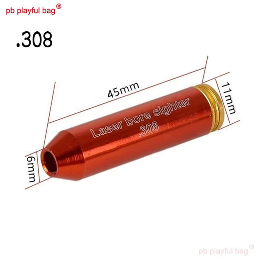 Cartridge Red Laser Bore Sight .308 Laser training bullets Shooting training toy gun bullets Suitable for toy rifles