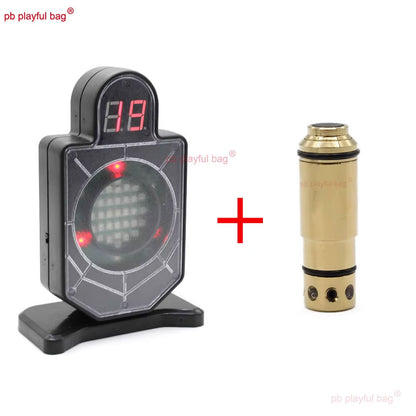 Red Laser Cartridge Bore Sighter 9MM Laser Induction Target 2MW Laser Bullet Toy Accessories QG659 Outdoor Sports Tactical