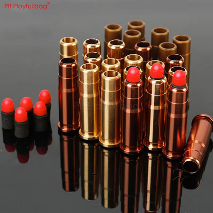Little moon revolver ZP5 soft bullet shell CS Shell ejection blaster toy parts Foam bullet cs sport toys QI46 Playful bag
