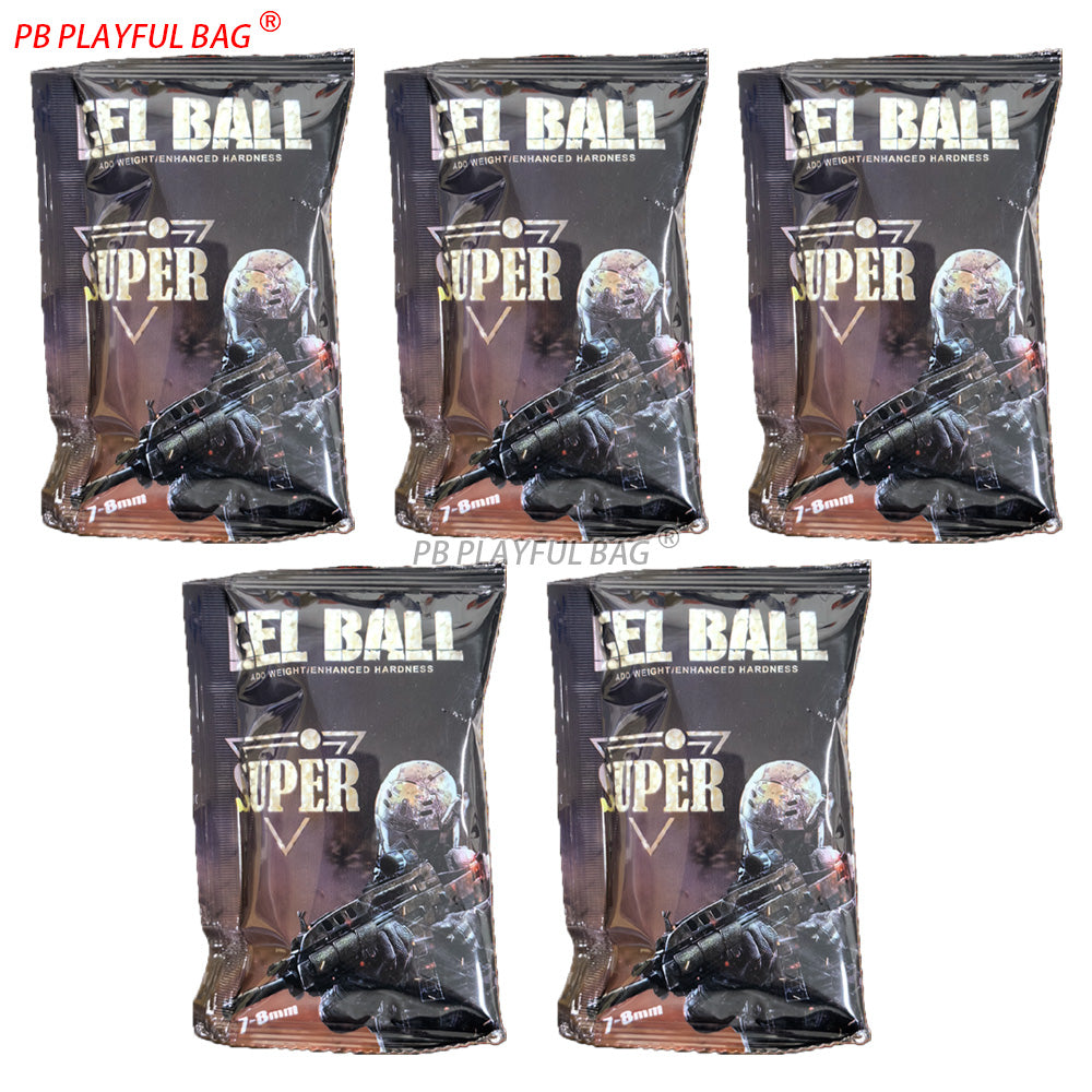 7-8mm Ultra White Gel Balls - Reinforced Toy Ammo for Gel Blaster - Milky White Harden Upgrade - Durable Water Beads QJ159